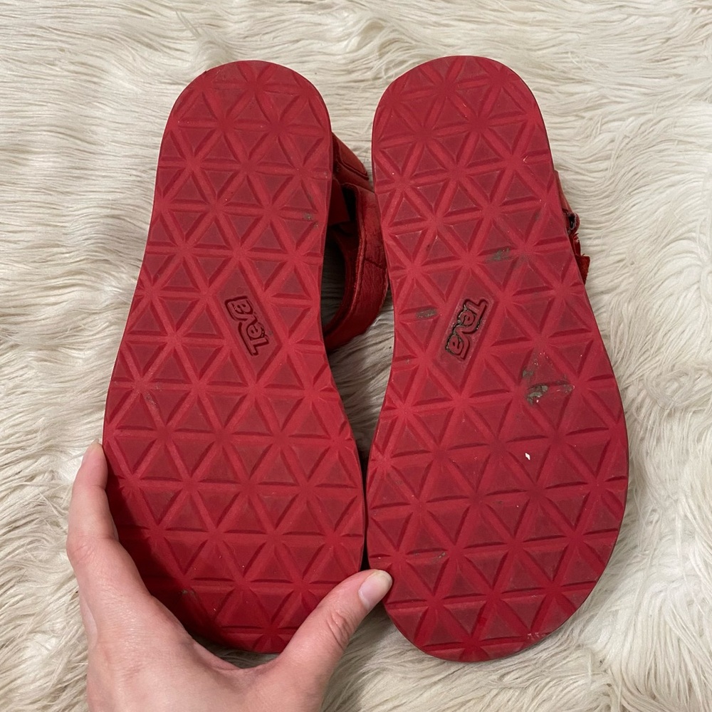 Teva Midform Universal Leather Platform Sandal Ra… - image 7